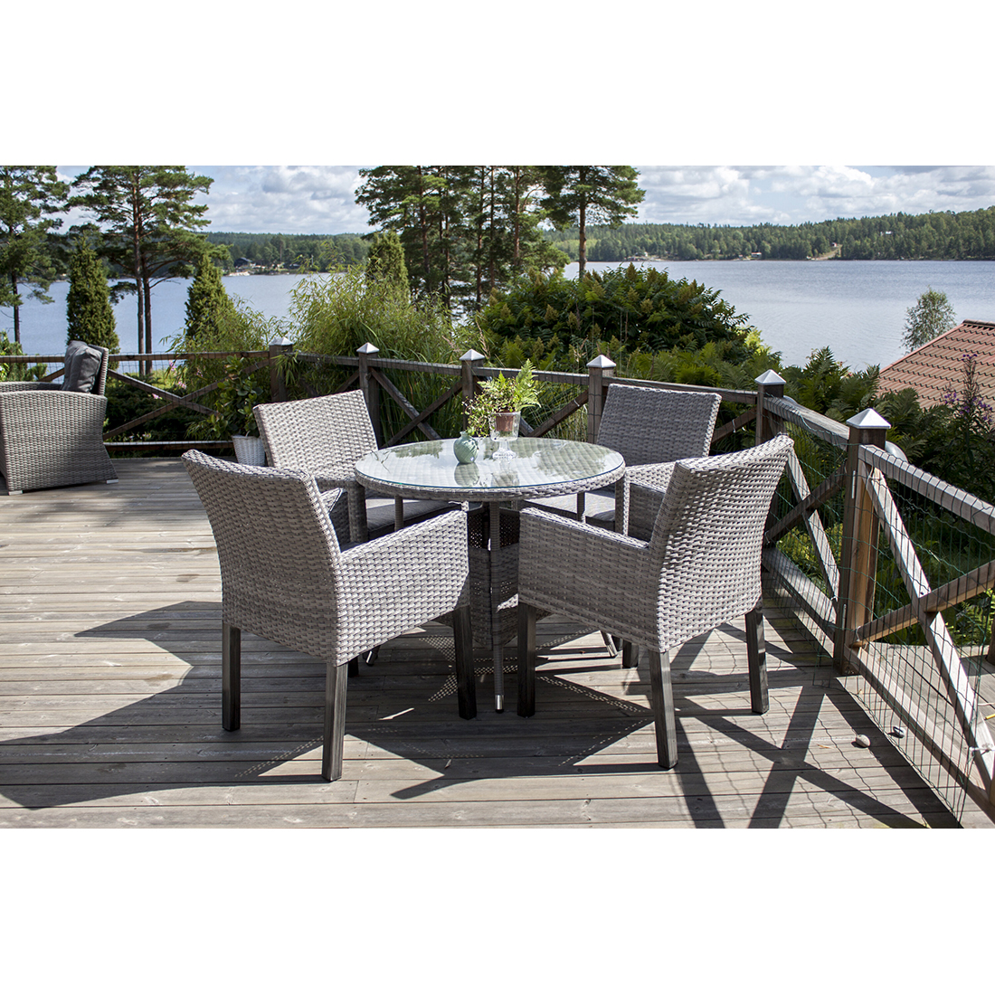 Utebord Venture Home Volta Ø 90 cm