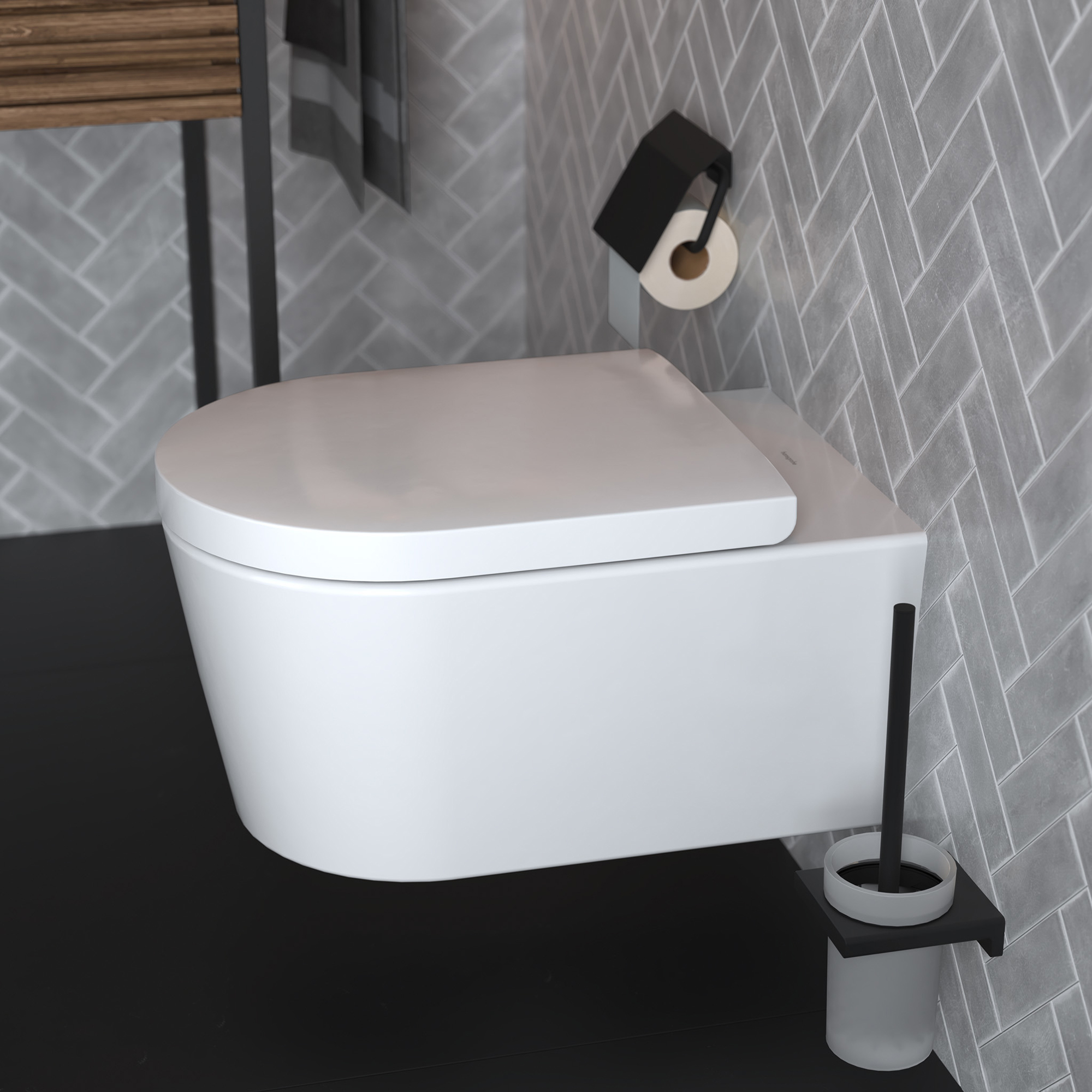 WC-borste Hansgrohe AddStoris