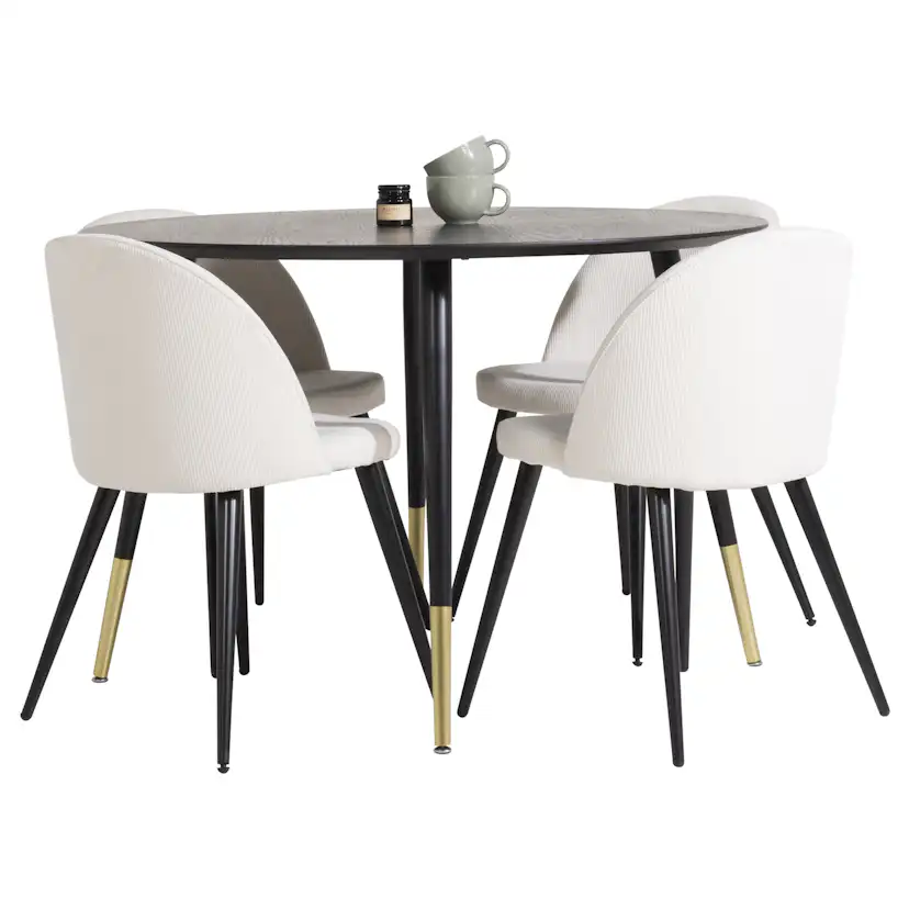 Matgrupp Venture Home Disa med 4 Valentina Stolar Manchester