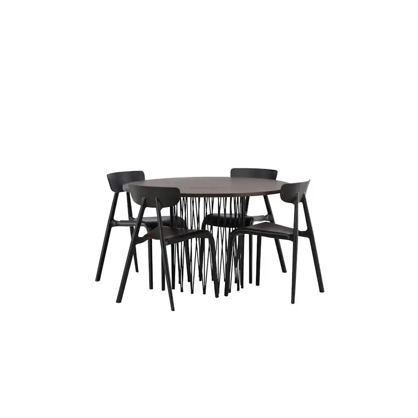 Matgrupp furniture/fashion Stone med 4 Ursholmen Stolar