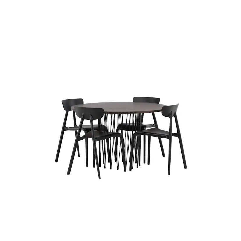 Matgrupp furniture/fashion Stone med 4 Ursholmen Stolar