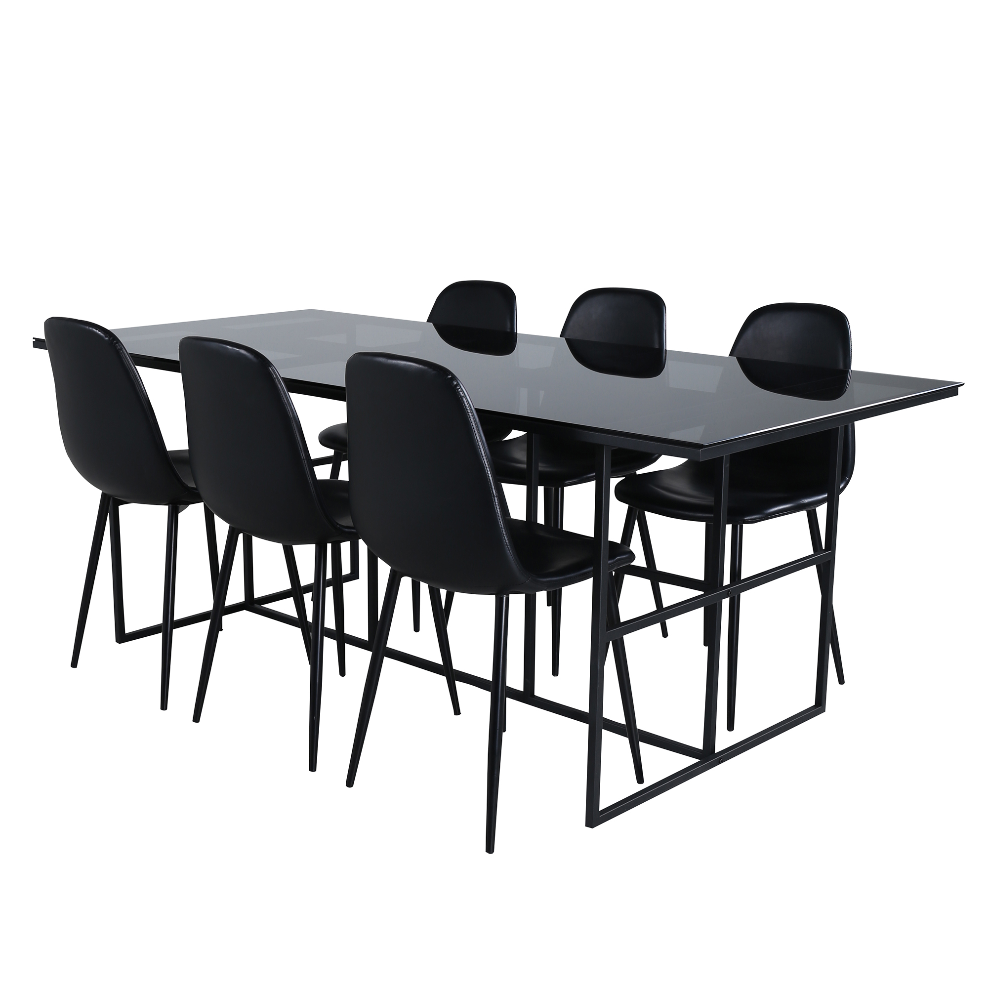 Matgrupp Venture Home Lund med 6 Pobbie Stolar