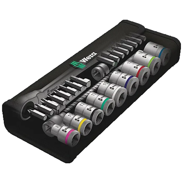 Hylsnyckelsats Wera 8100 Sb 8 Zyklop 3/8tum 29Del