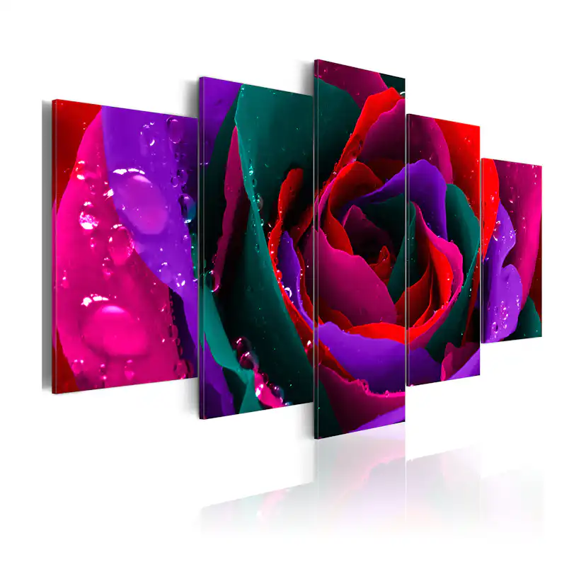 Tavla Arkiio Multicoloured Rose