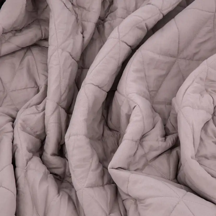 Nilla Bedspread Heavy brushed poly cationic/sherpa - Light p Ljusrosa, Mått: 250x150 cm