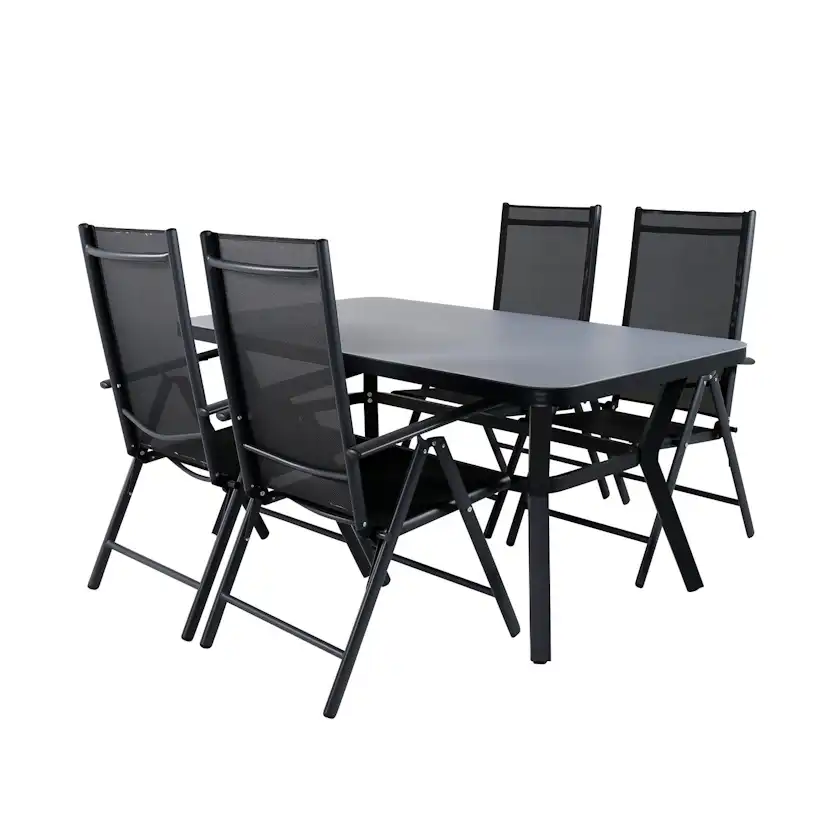 Matgrupp Venture Home Vyn med 4 Chair Matstolar