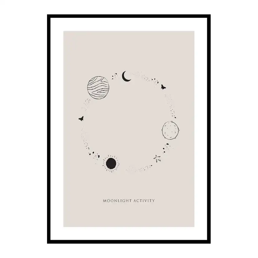 Poster Gallerix Moonlight Activity No4