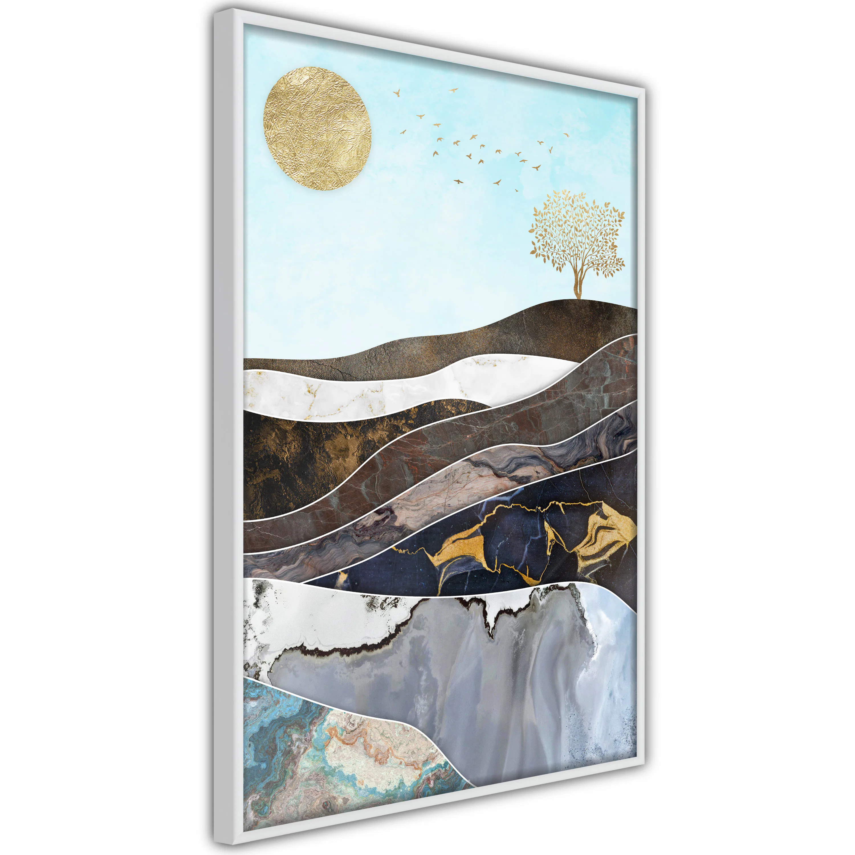Poster Artgeist Affisch Layers of Earth