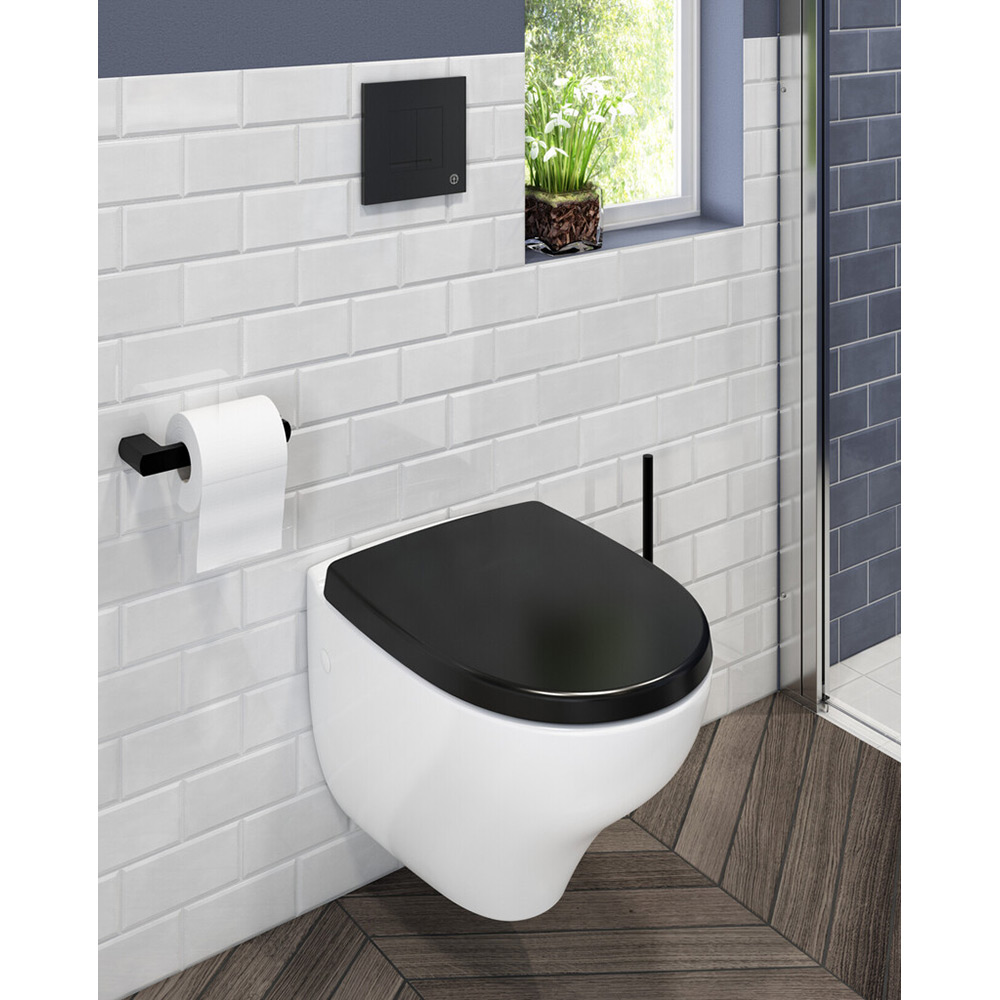 WC-SKÅL NAUTIC 1530 VÄGG-WC HF SLIM VIT Hårdsits