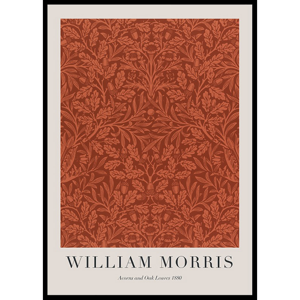 Poster Gallerix William Morris Acorns And Oak Leaves 1880