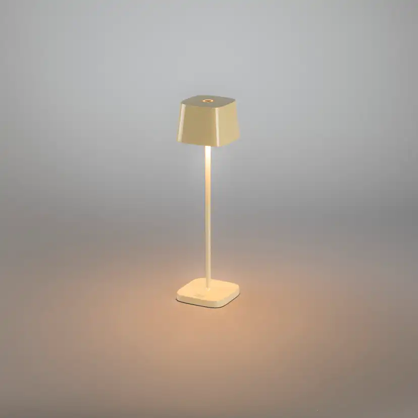 Portabel Lampa Gnosjö Konstsmide Capri Mini Bordslampa USBxGräddvit