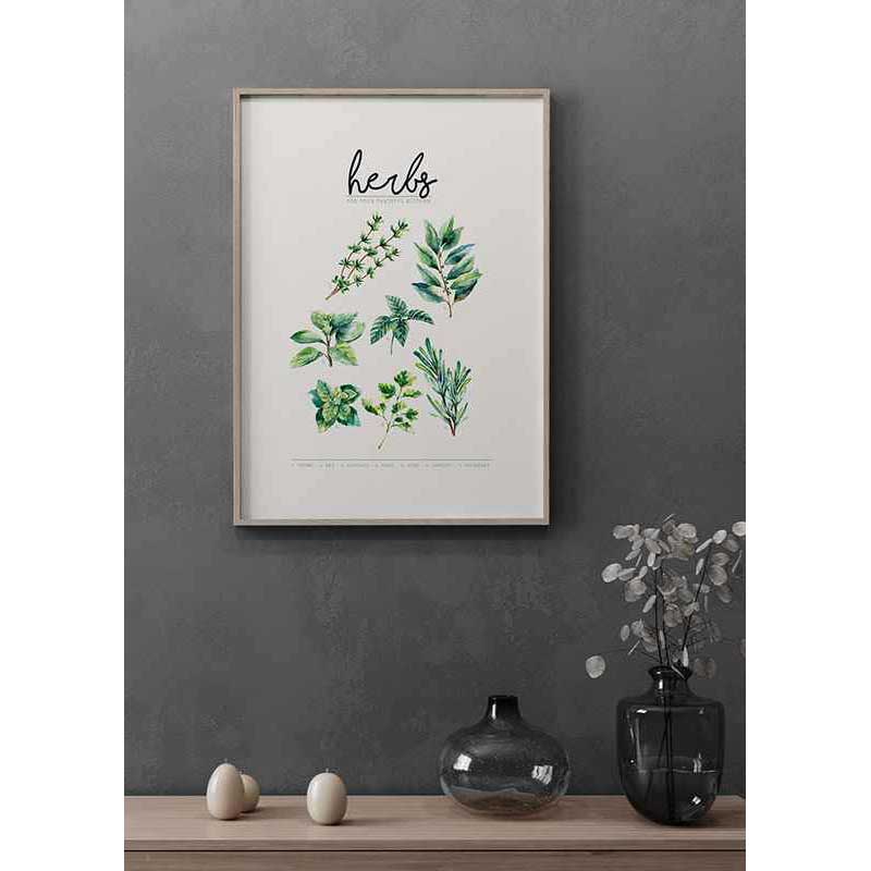 Poster Gallerix Herbs