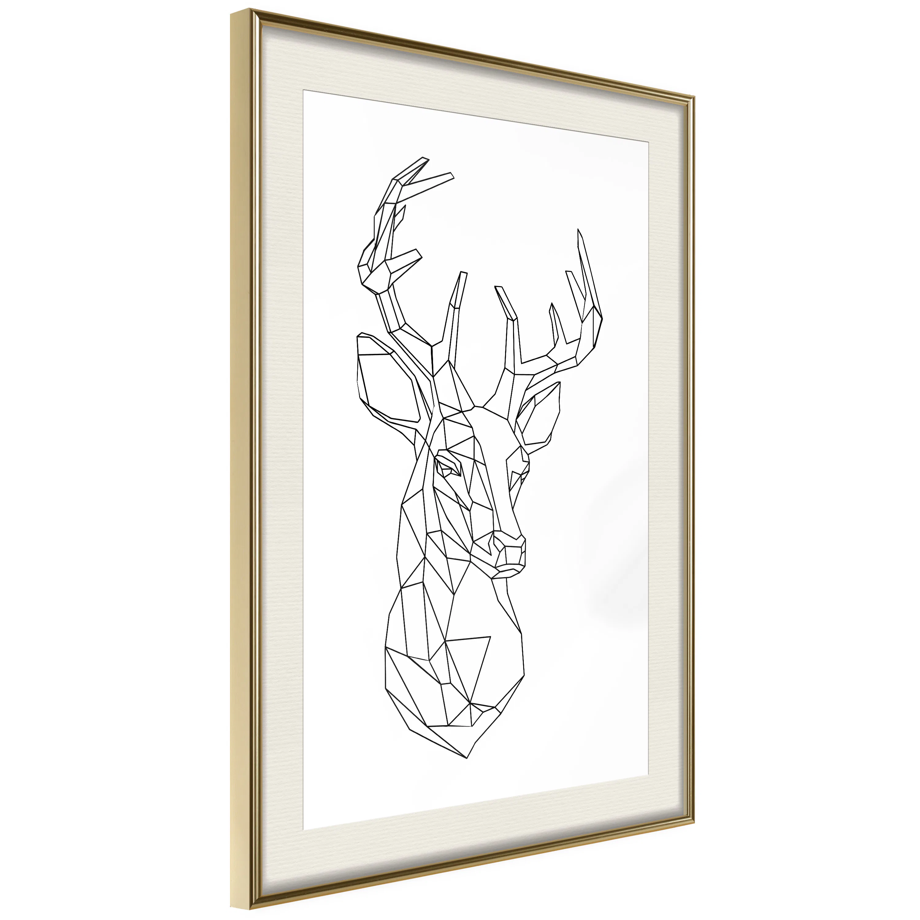 Poster Artgeist Affisch Geometric Deer