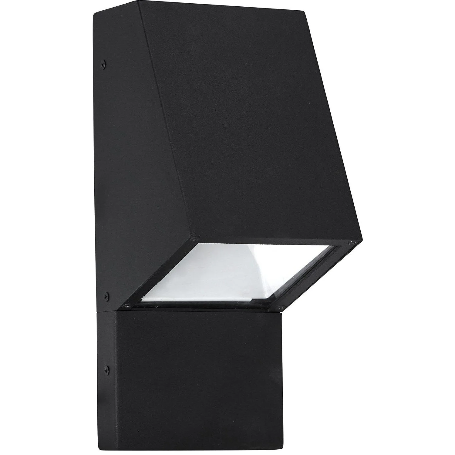 Luton fasadlampa 230V IP44 svart 32cm Svart
