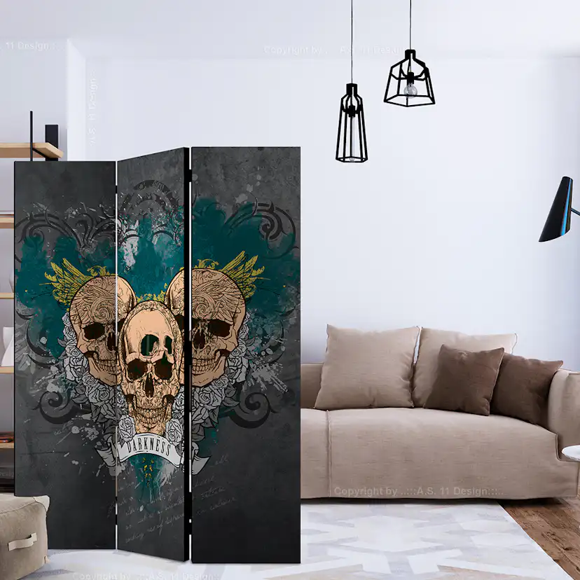 Rumsavdelare Skärmvägg Arkiio Darkness II 135x172 cm