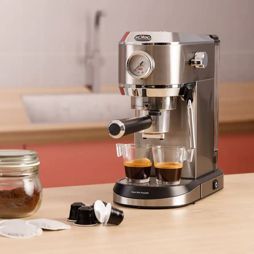 Espressomaskin Solac Taste Slim Pro Cap