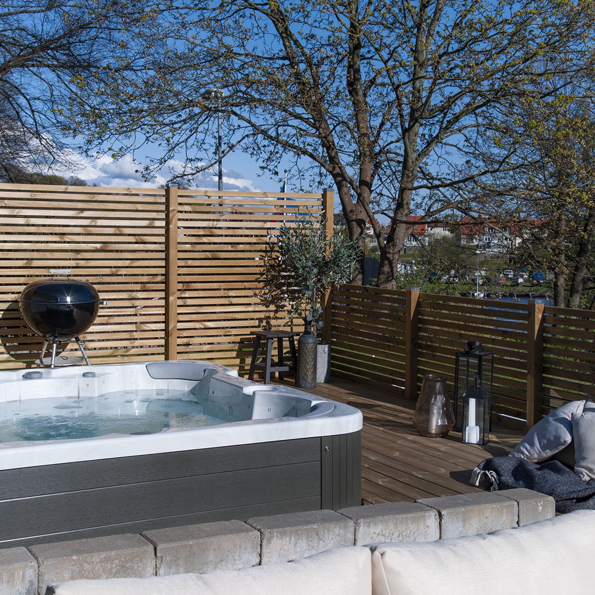 Spabad Westerbergs Sandhamn 42 Jets Vit med Lock