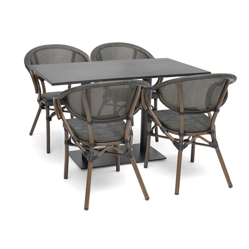 NÄSBY CAFEBORD 70X120 CM Svart
