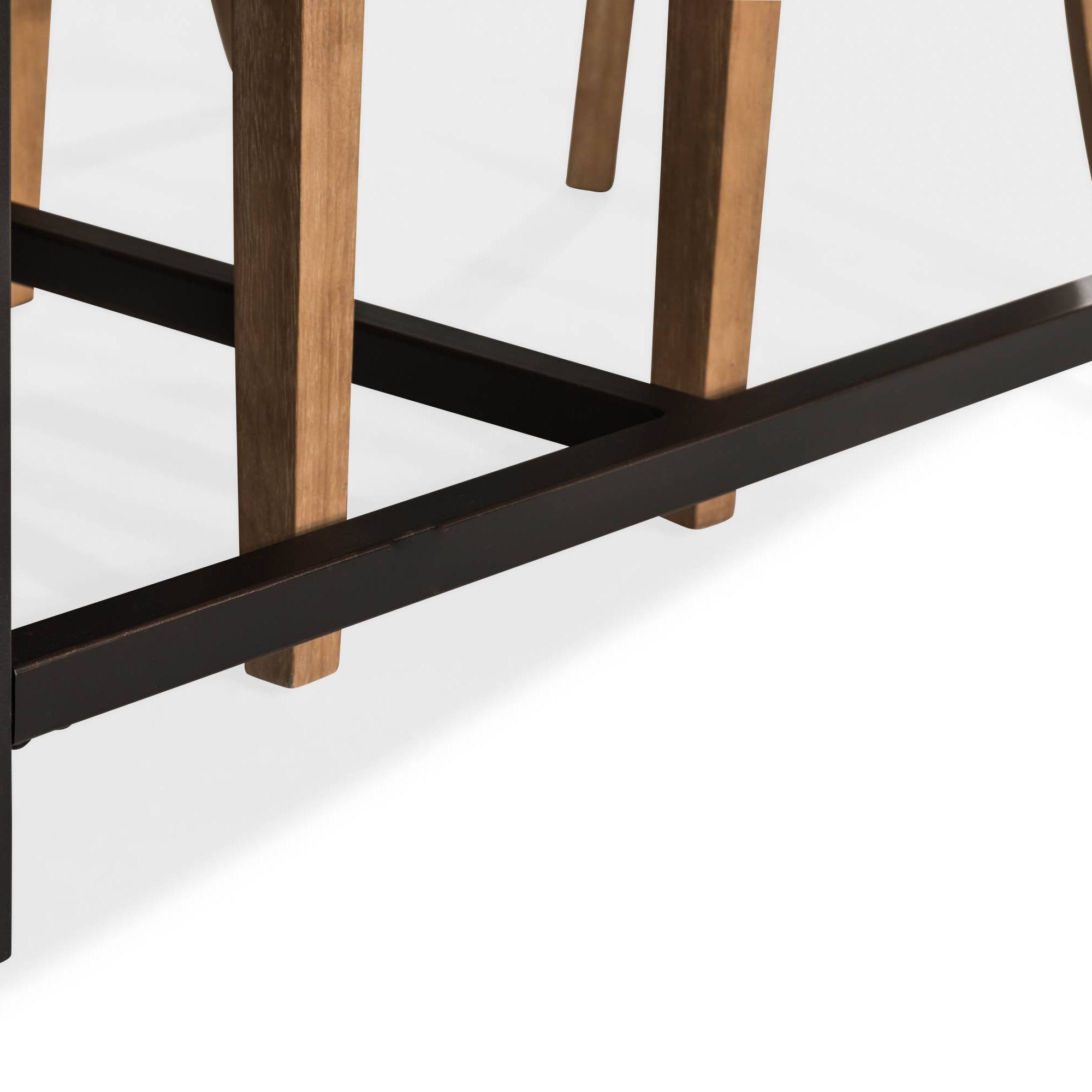 Matgrupp Bloomington Wilmer Rektangulär 140 cm med 4 Viktoria Matstol