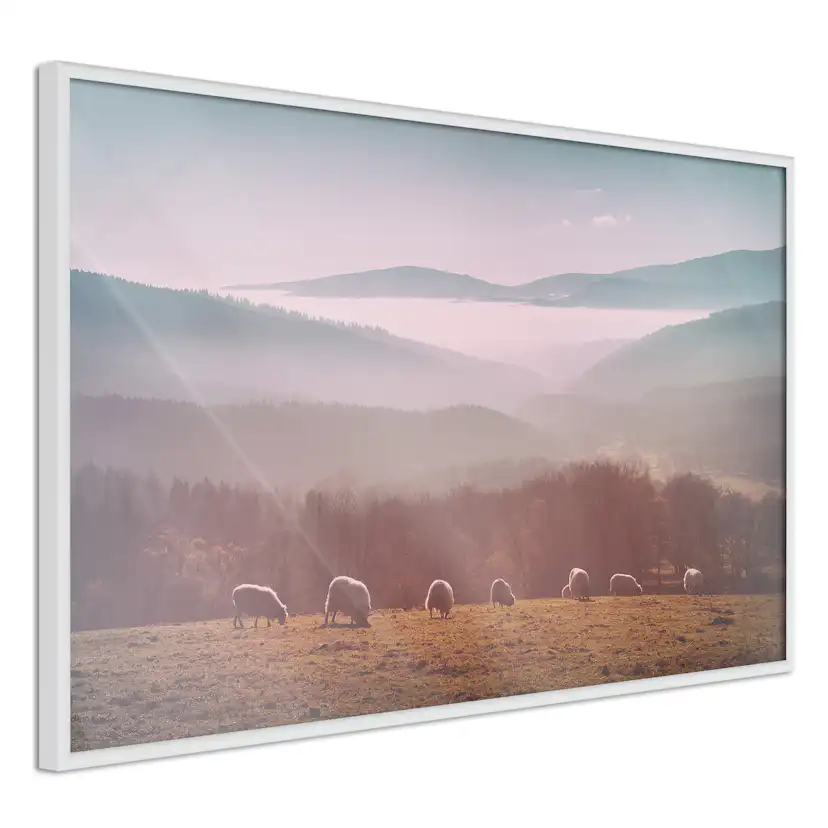 Poster Artgeist Affisch Flock of Sheep