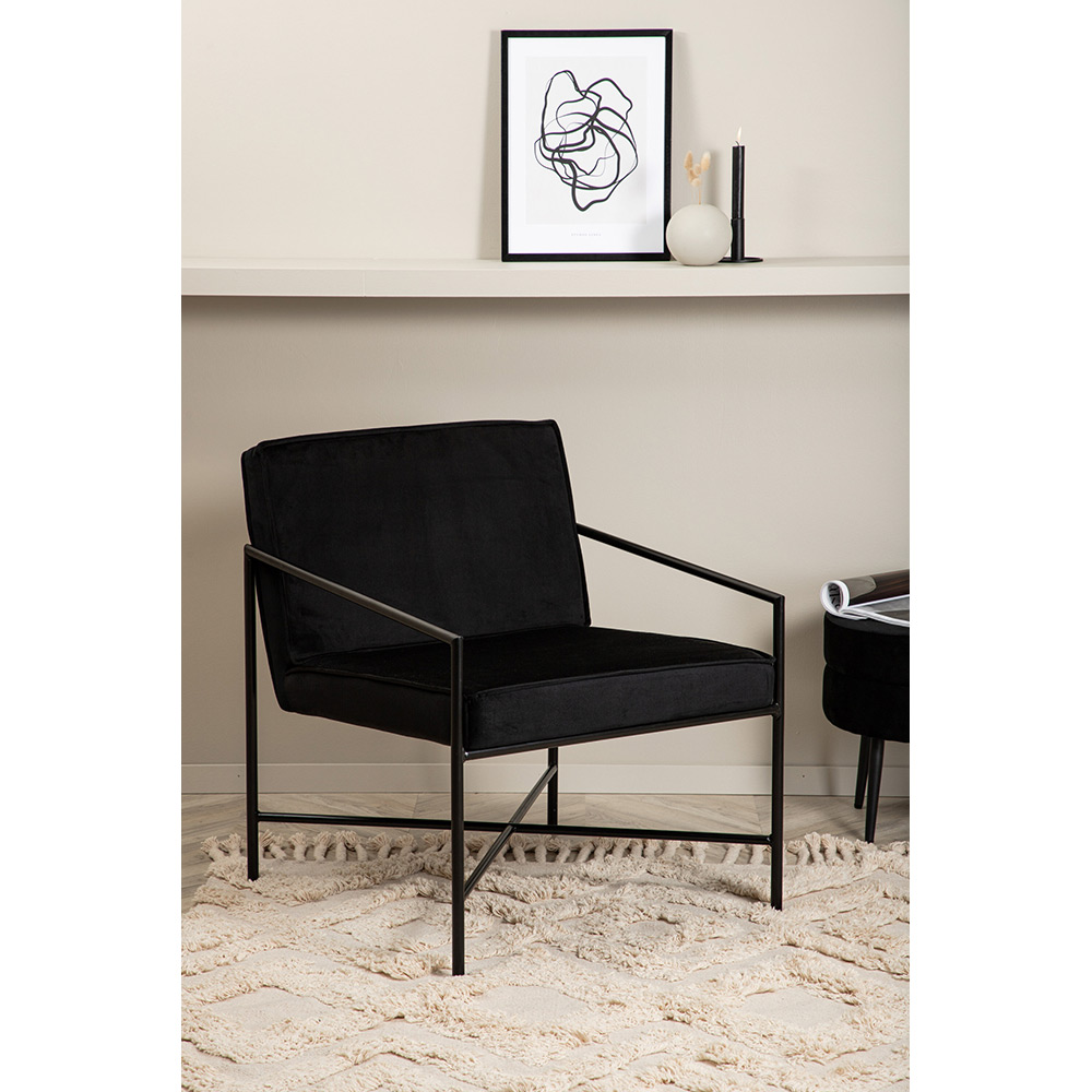 Fåtölj Venture Home Rakel Sammet