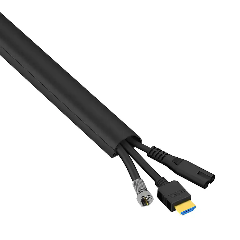 Kabelkanal D-LINE Kabelhanteringssats Svart 30x15 3x1.0m Självhäftande