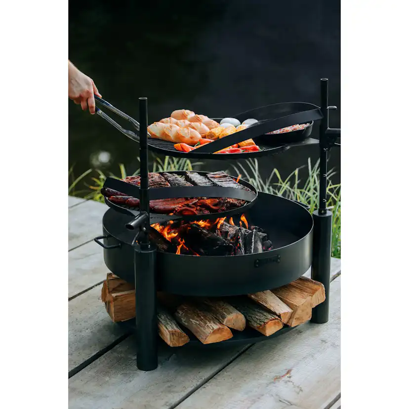 Eldfat Jabo CookKing MontanaX med Grillgaller