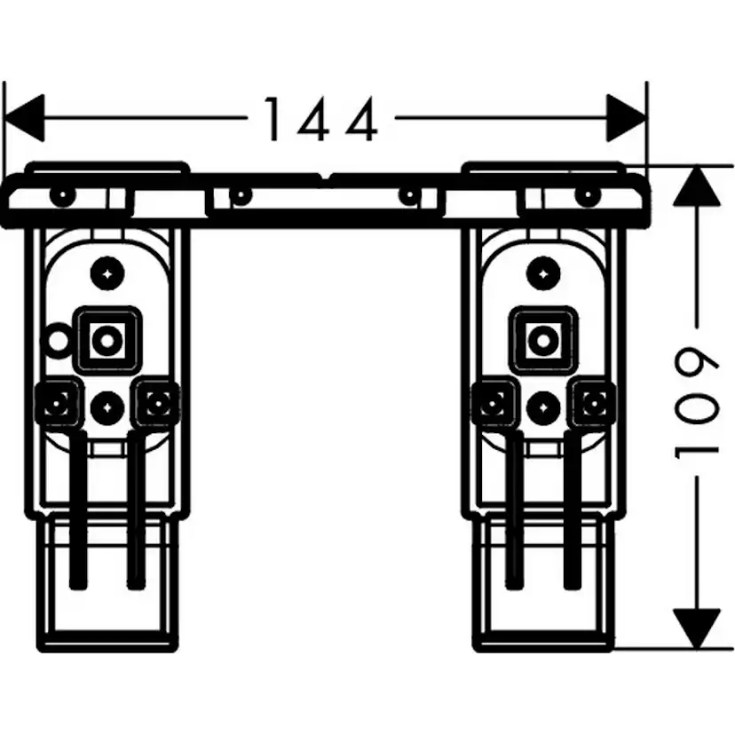 Adapterset Axor Universal Accessories