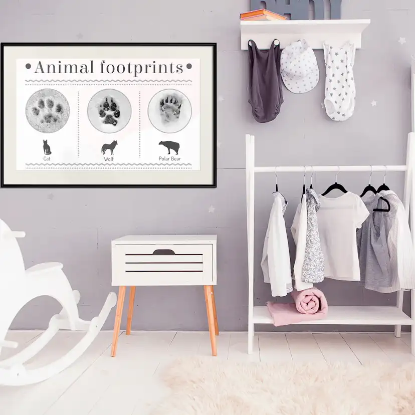 Poster Artgeist Affisch Footprints