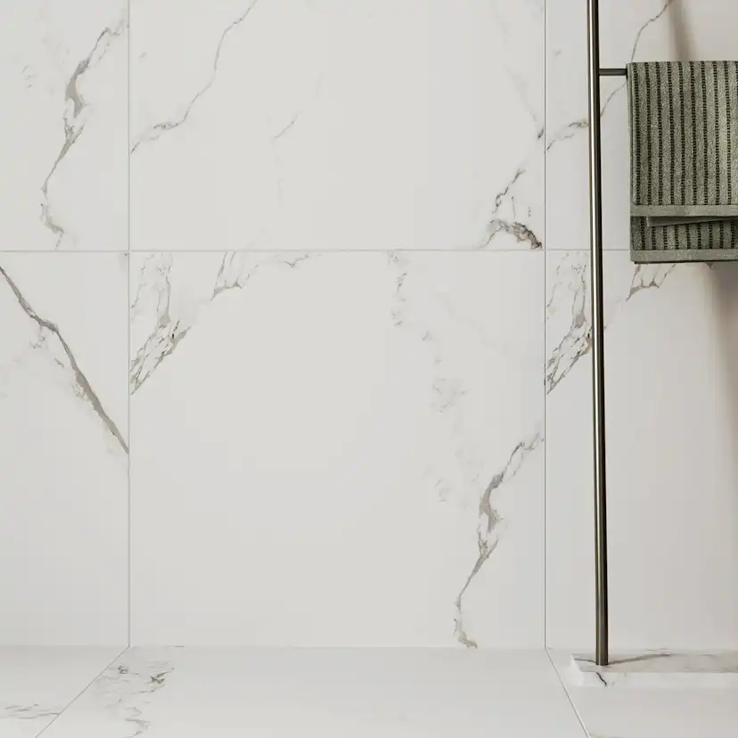 Klinker Carrara Marmor Matt 60x60