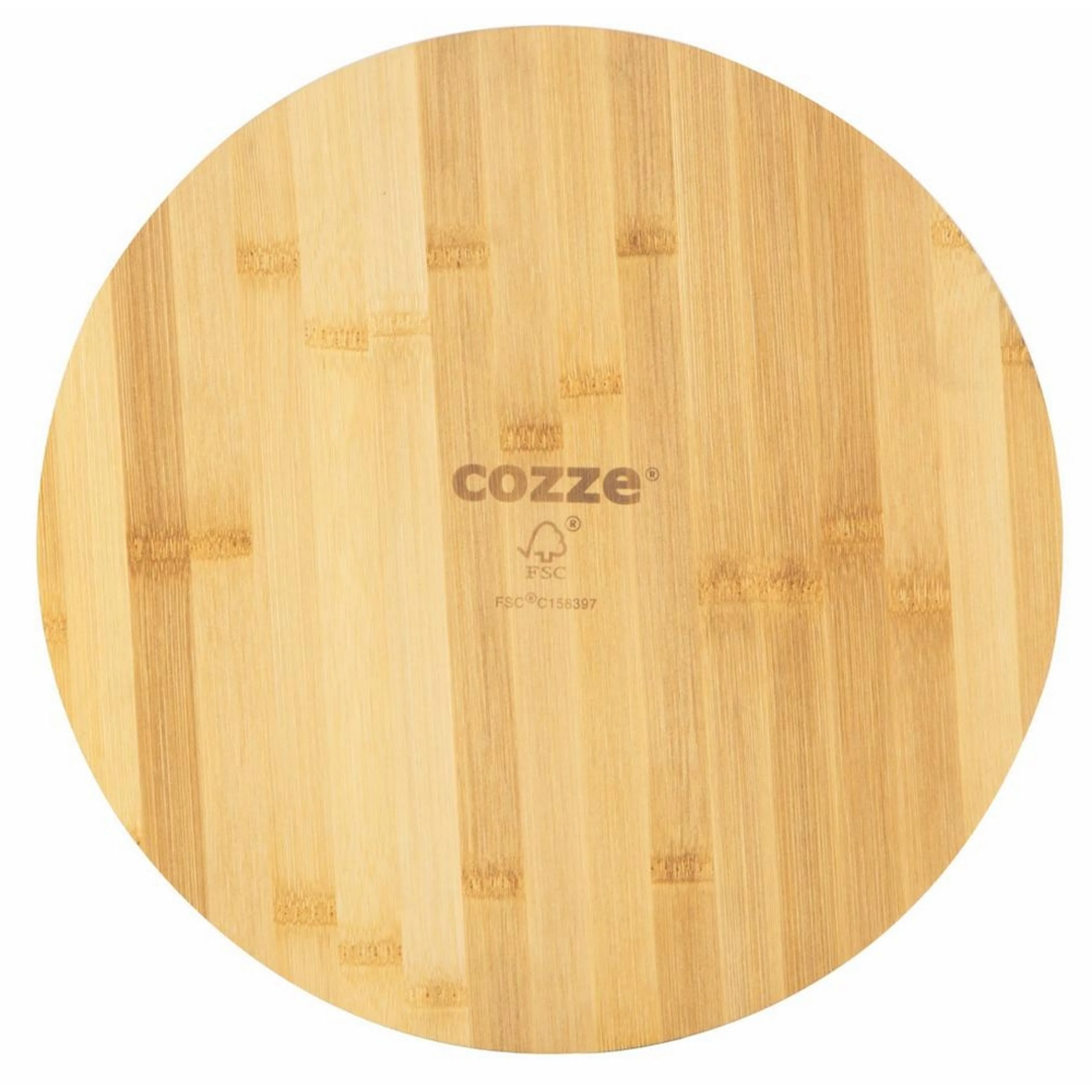 Pizzaskärbräda Cozze Bambuträ 350x12 mm