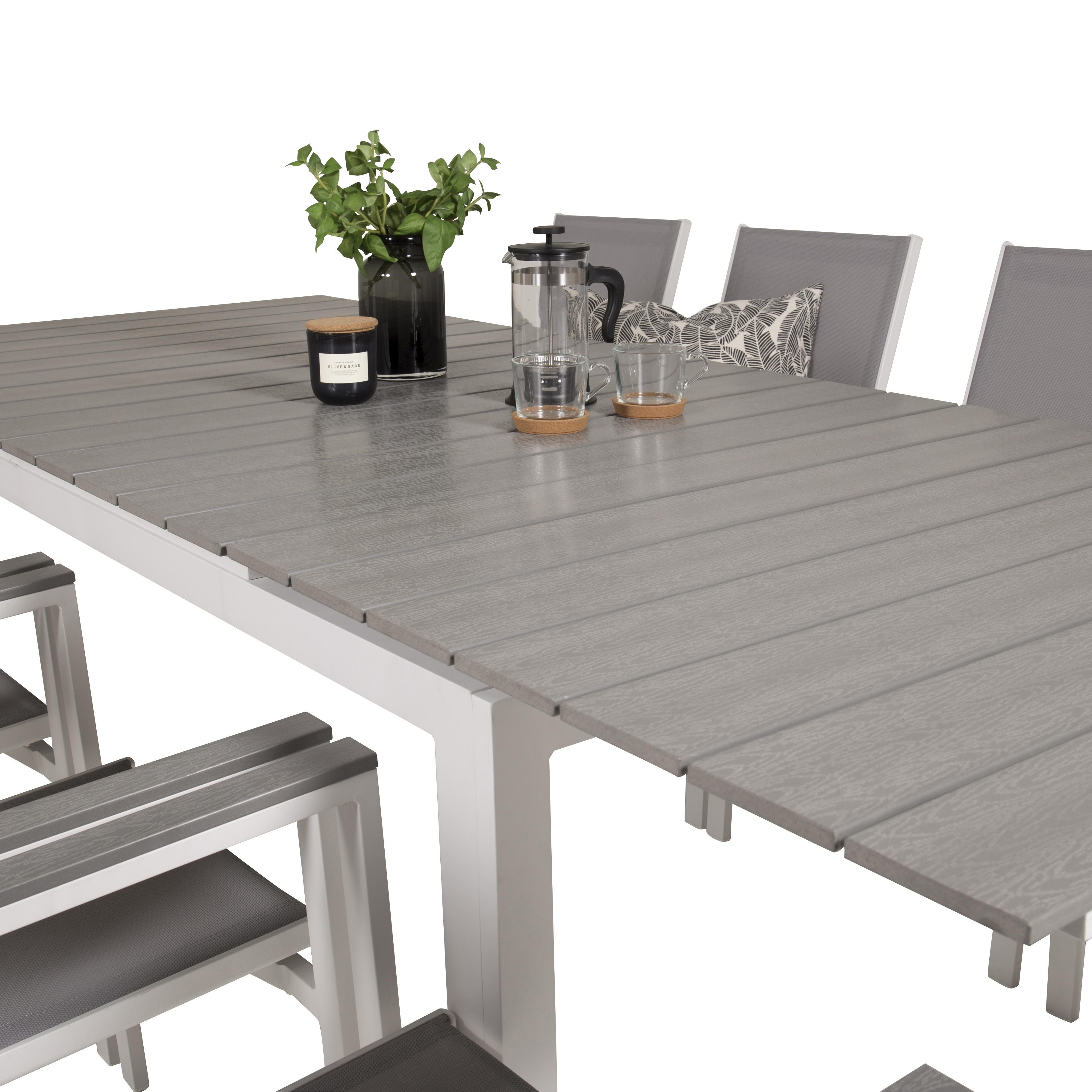 Matgrupp Venture Home Lova 160/240 med 8 Pincy Stolar