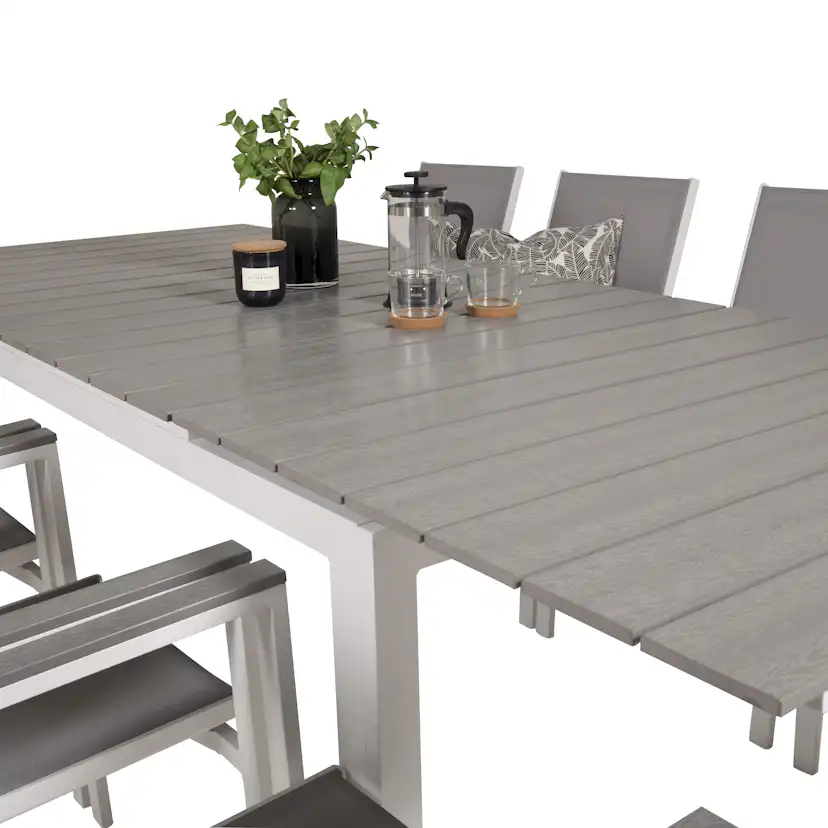 Matgrupp Venture Home Lova 160/240 med 8 Pincy Stolar