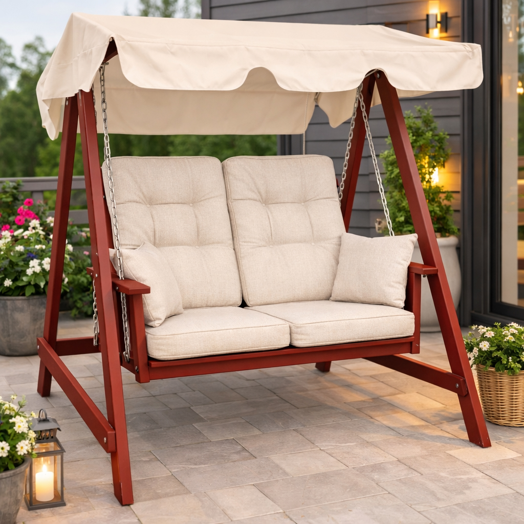 Hammock Eden Wood Mellby 2-sits Utomhus