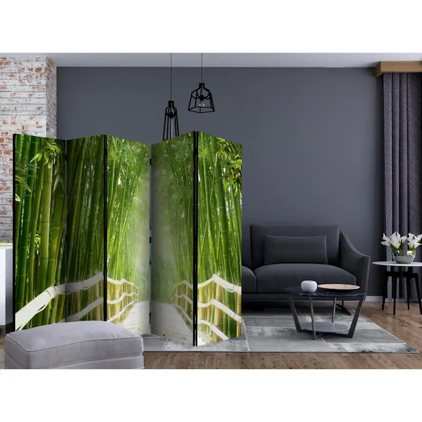 Rumsavdelare Skärmvägg Arkiio Magical World of Green II 225x172 cm
