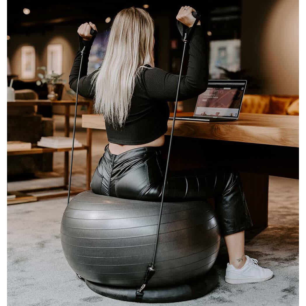 Gymboll Swedish Posture med Träningsband