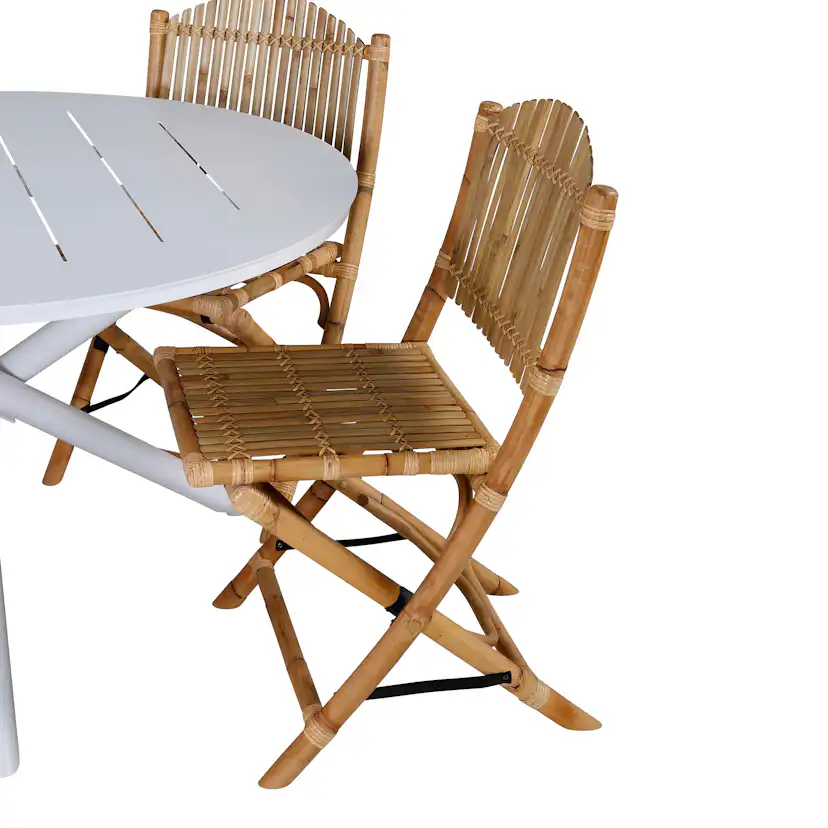 Matgrupp Venture Home Ande med 4 Coby Matstolar Fällbar