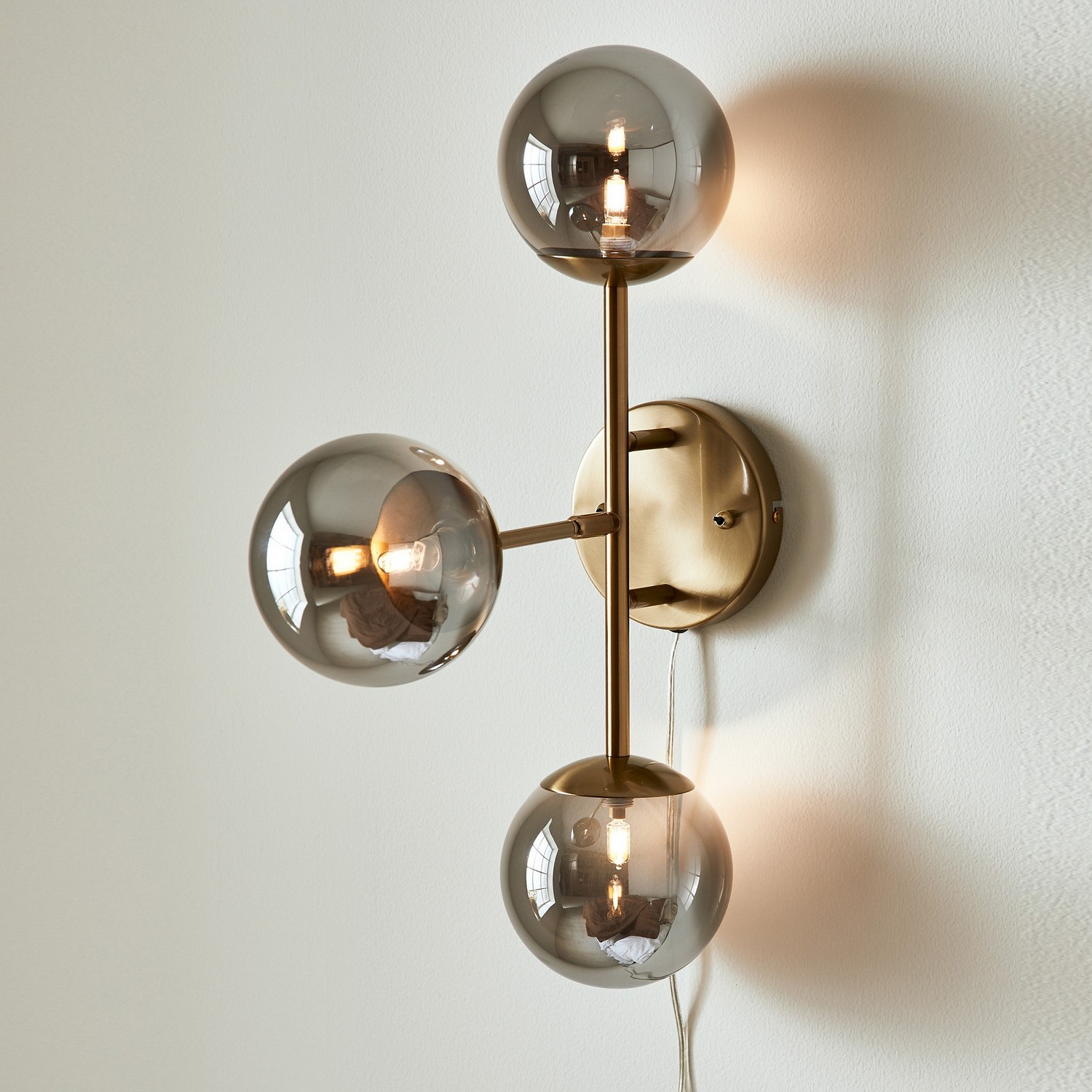 Vägglampa Markslöjd Trinity 3L