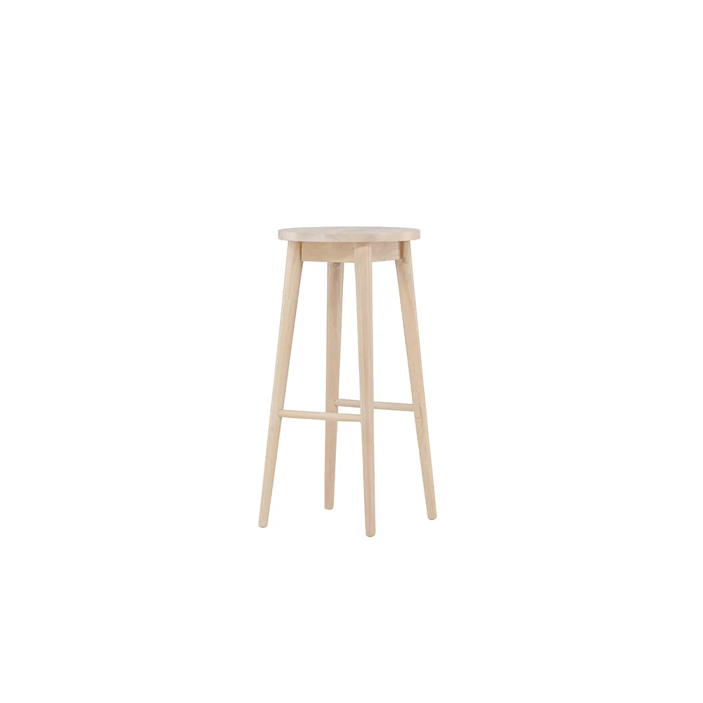 Mollösand Bar Chair - Whitewash / Wood Vit