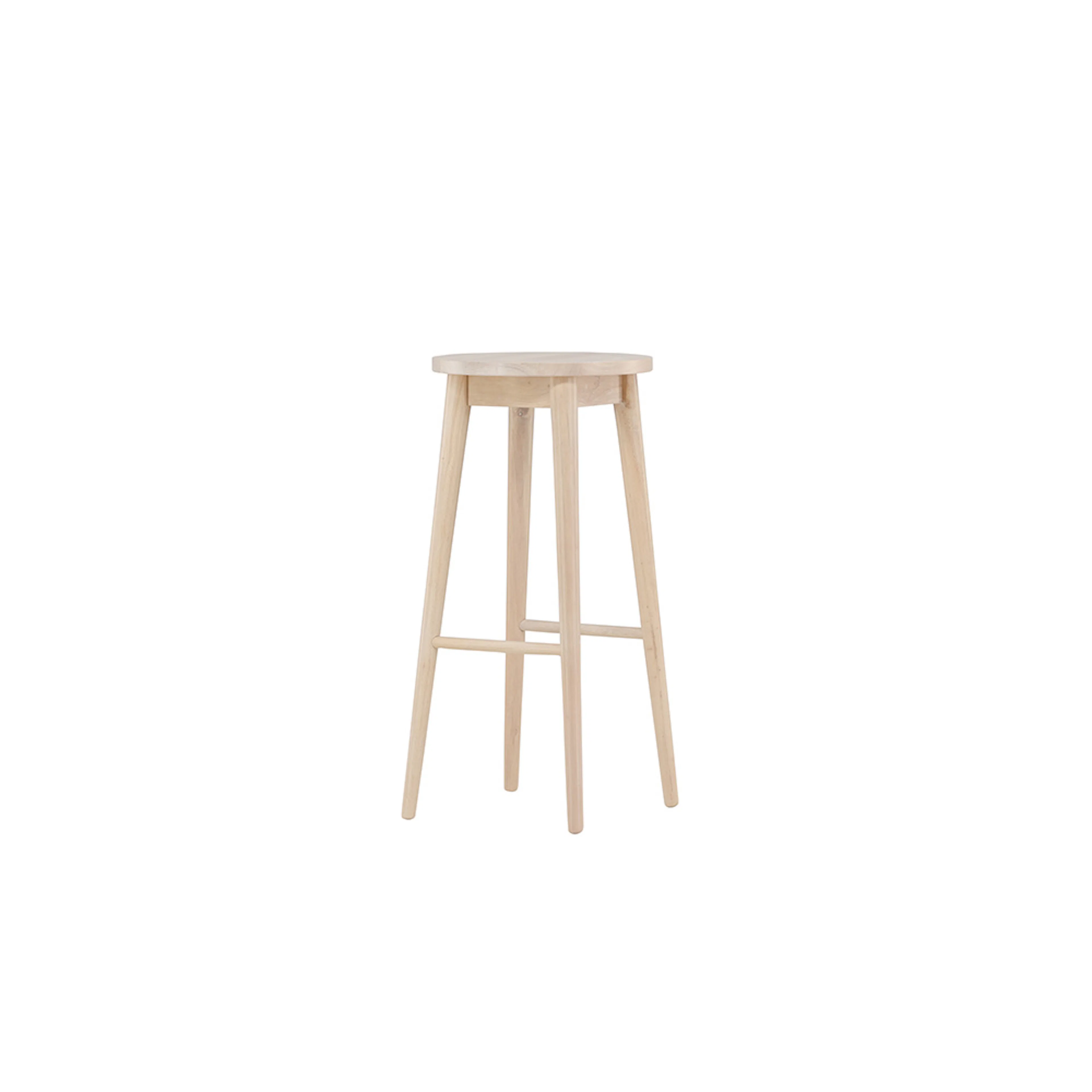 Mollösand Bar Chair - Whitewash / Wood Vit