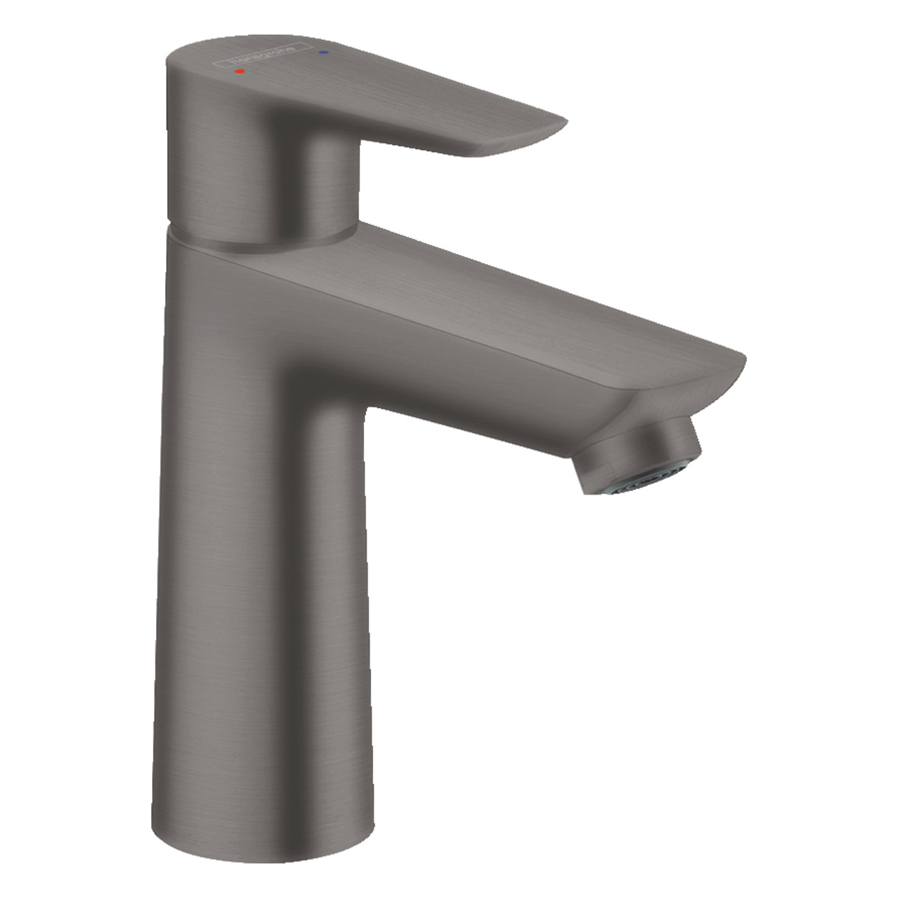 Tvättställsblandare Hansgrohe Talis E 110 Borstad Svart Krom Borstad Svart Krom utan Bottenventil, utan Coolstart