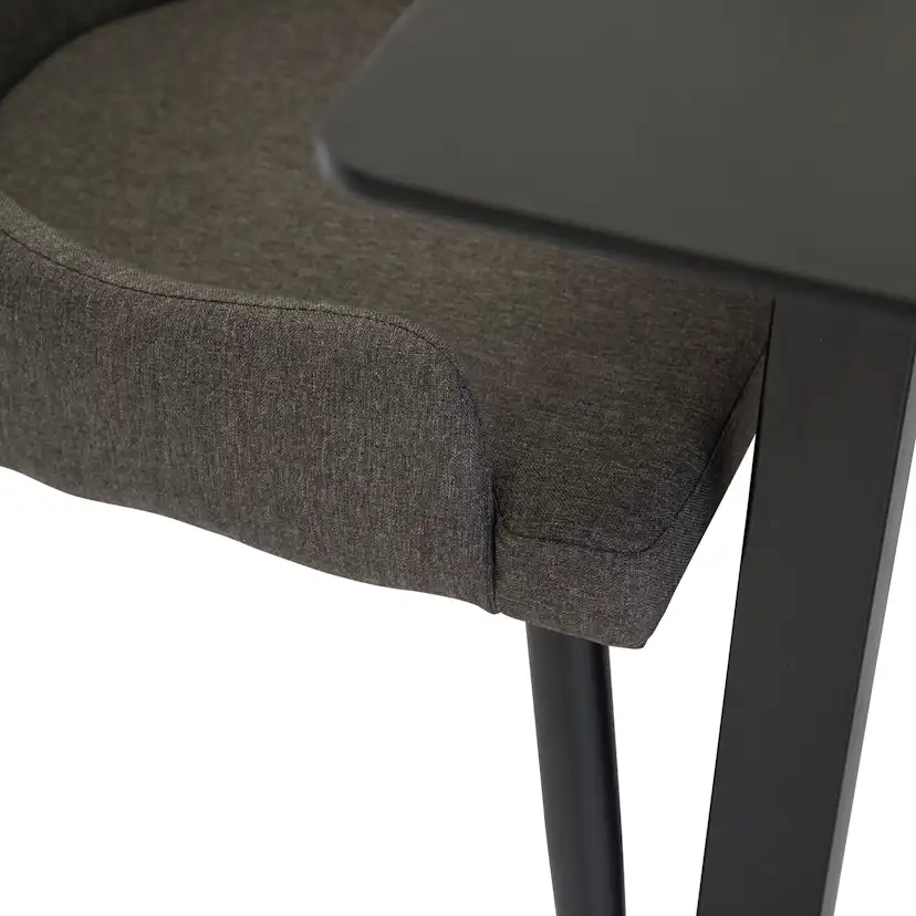 Count Dining Table+Plaza Dining Chair Grå/Svart