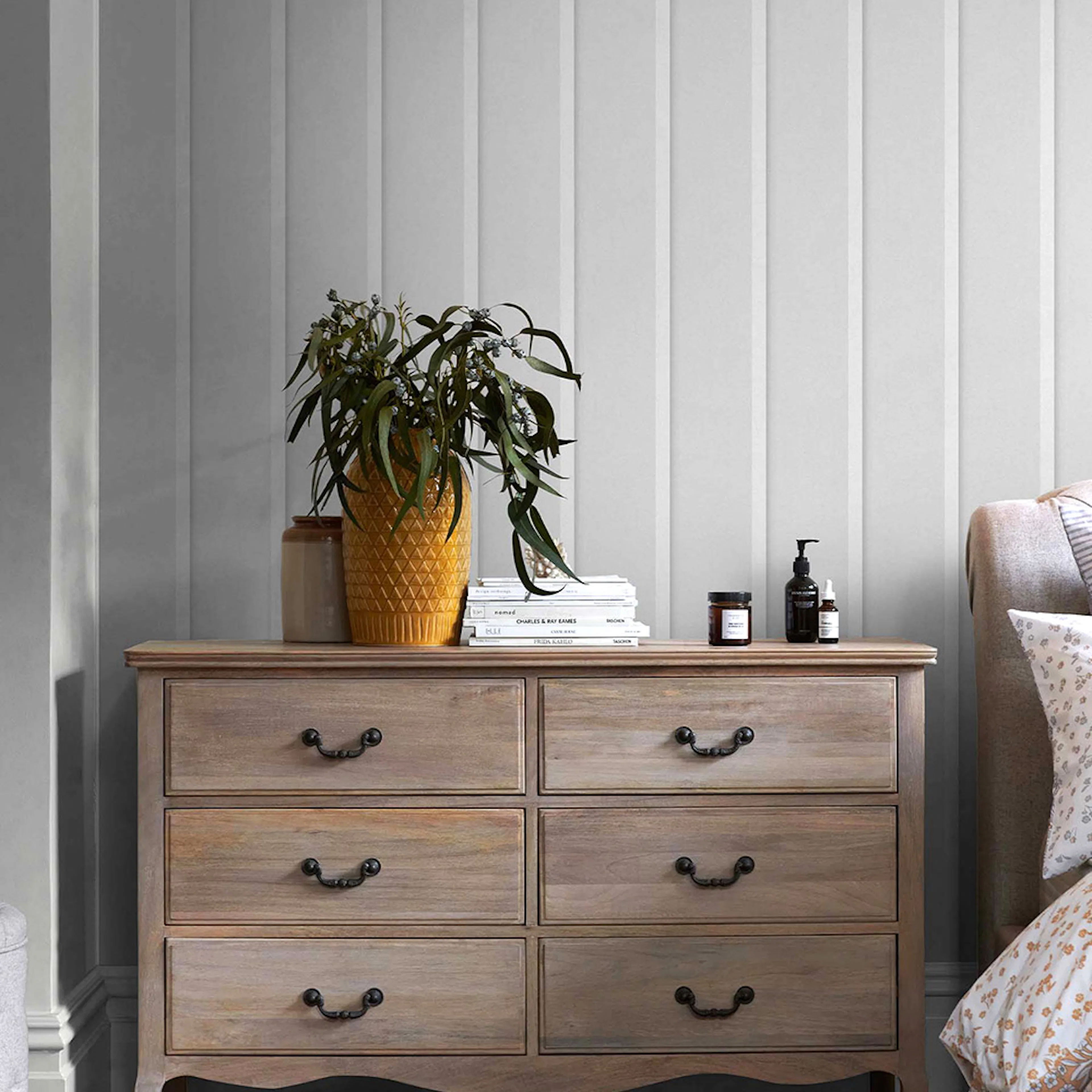 Tapet NEXT Country Vertical Panel Grey