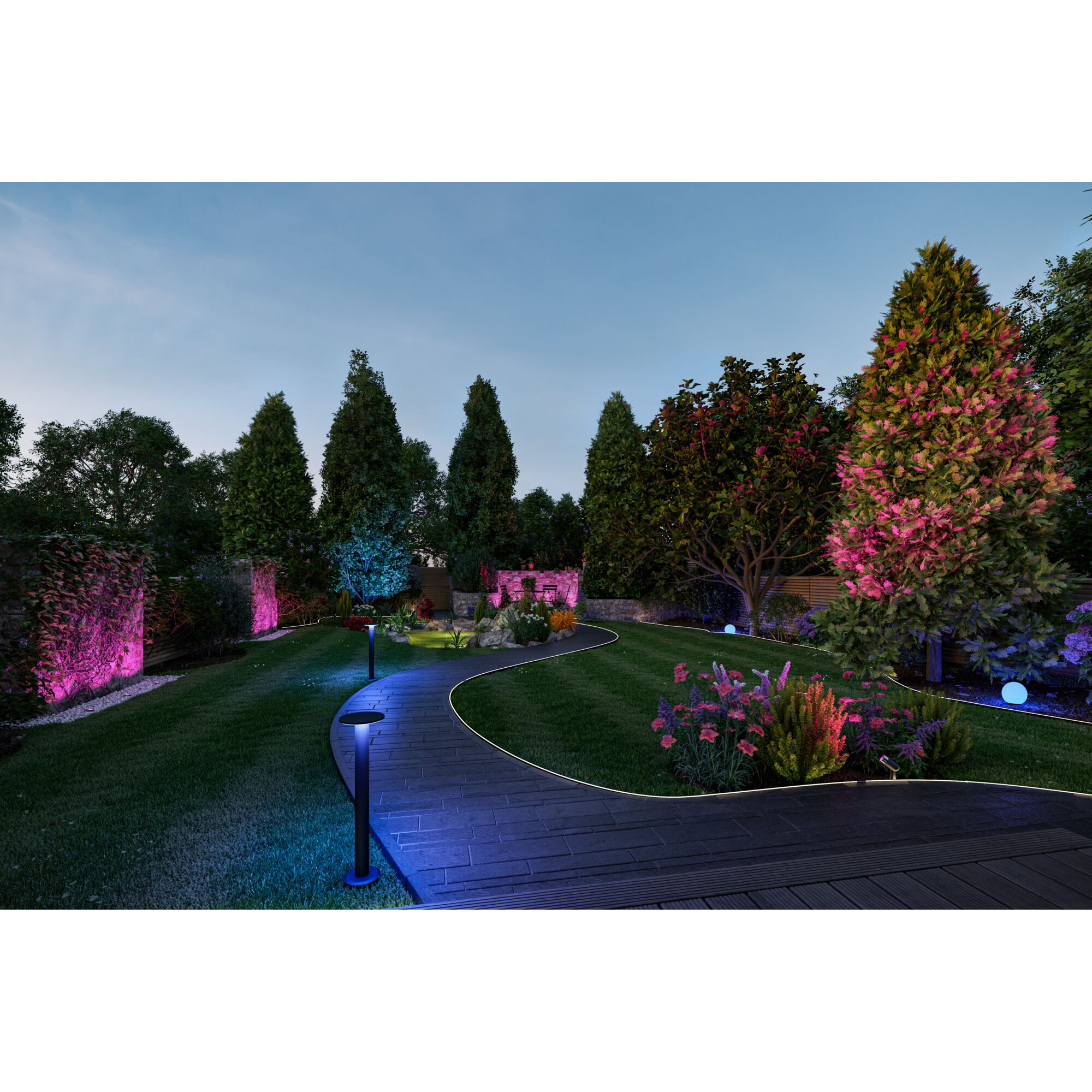 Pollare LED Paulmann Plate Plug & Shine IP44 24V Ljus: RGBW+