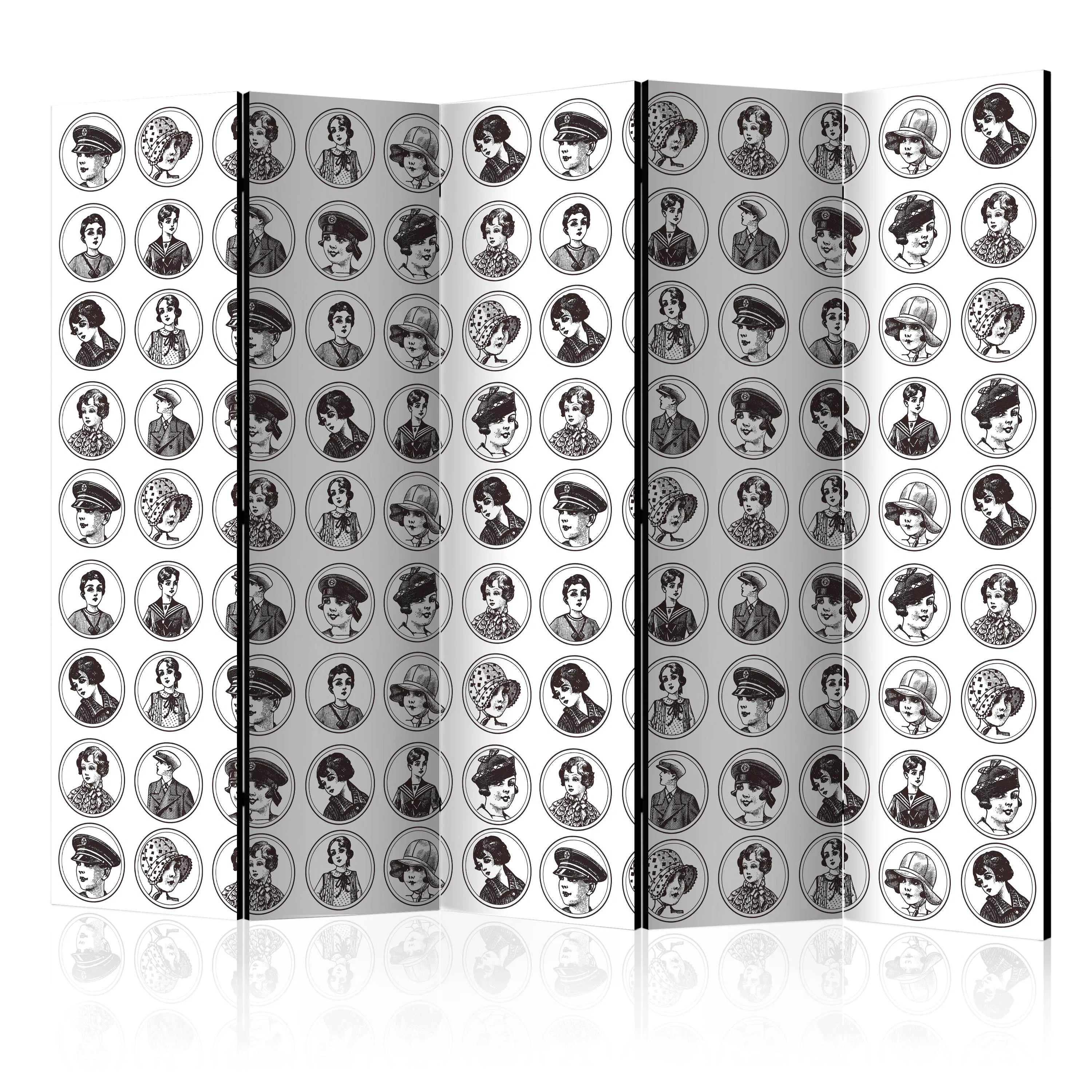 Rumsavdelare Skärmvägg Arkiio 20s and 30s II 225x172 cm