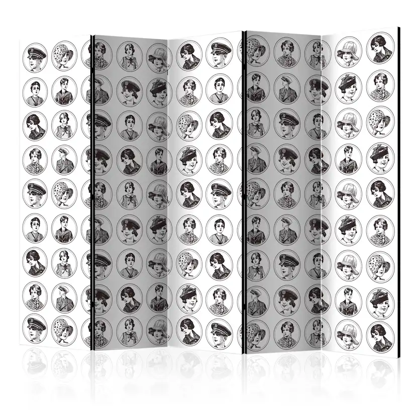 Rumsavdelare Skärmvägg Arkiio 20s and 30s II 225x172 cm