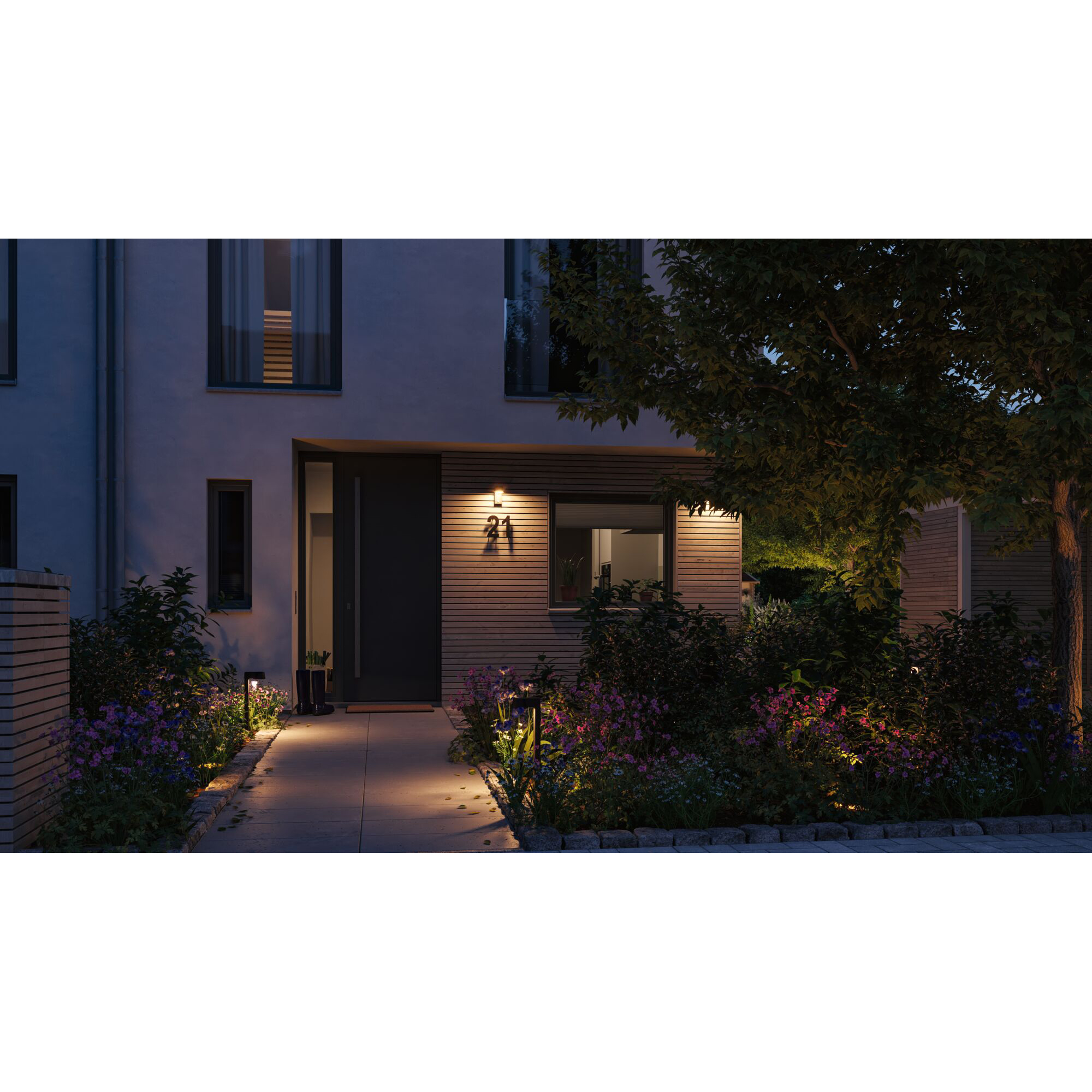 Pollare LED Paulmann Capea IP44 230V Ljus: Gold Light (insektsvänlig)