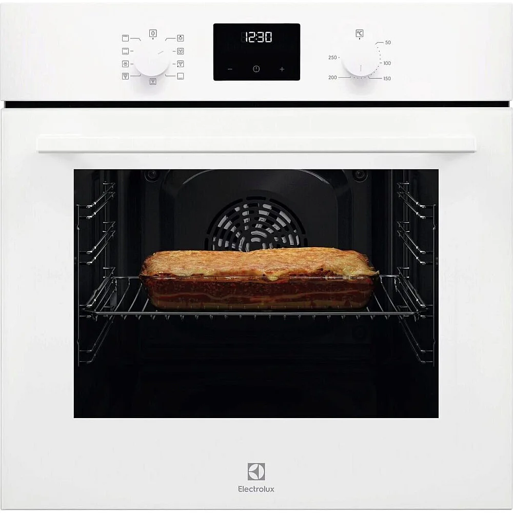 Inbyggnadsugn Electrolux COB410V Vit med Varmluftsfunktion och AquaClean