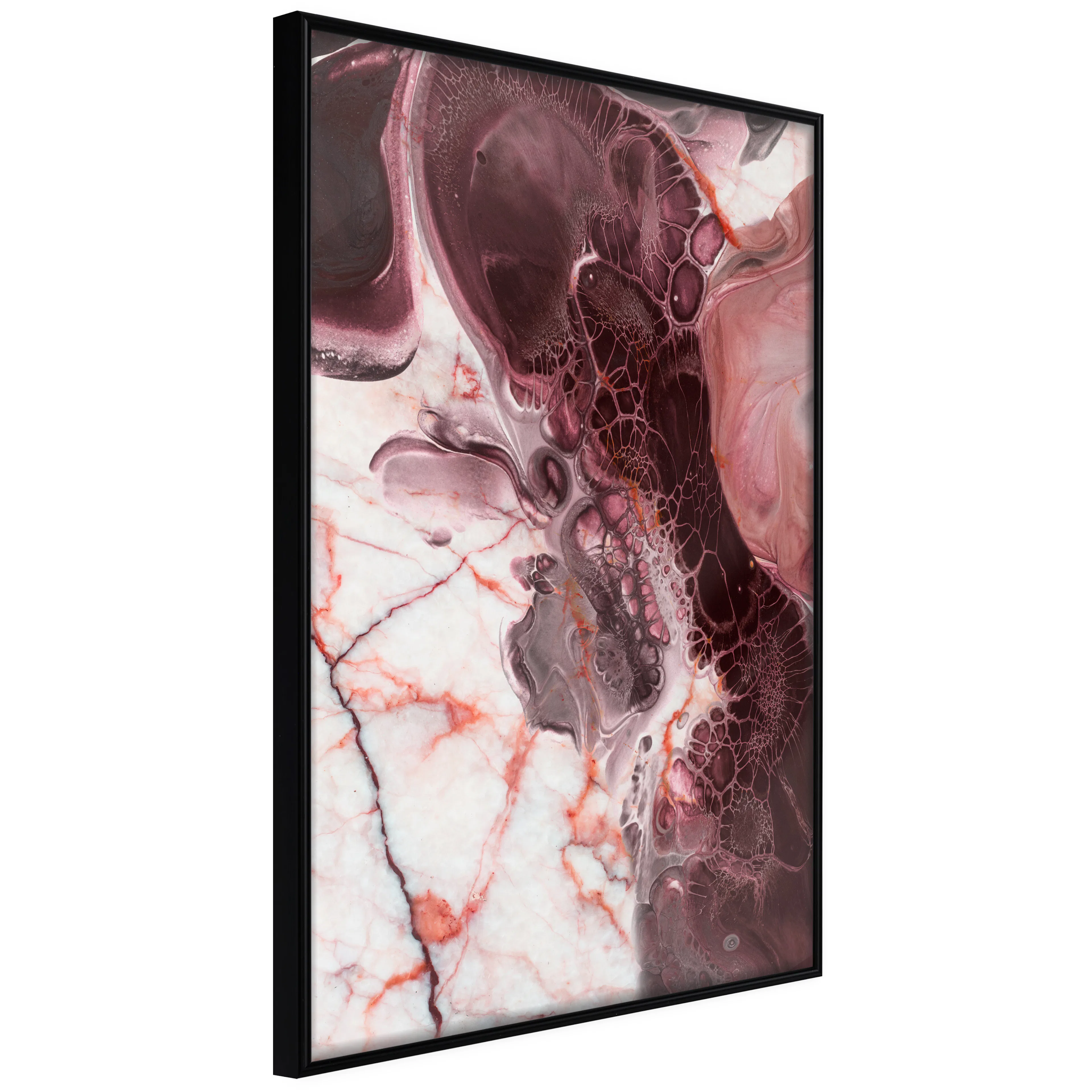 Affisch - Marble Life [Poster] 20x30 Svart ram, 20x30 cm