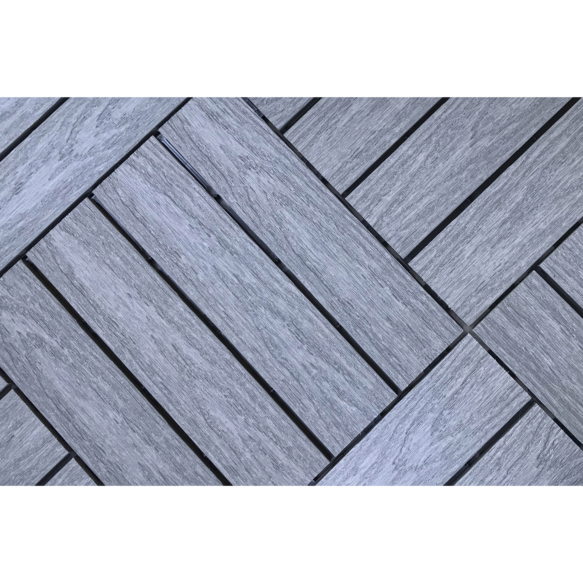 gop Woodlon golvplattor Light Grey L:300 B:300 H:22,2 mm Ljusgrå